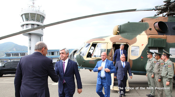 Serzh Sargsyan arrived in Artsakh