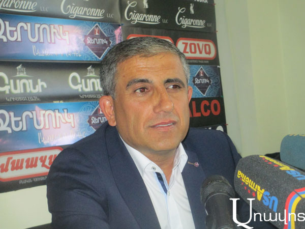 “I am leaving this country.”  The businessman threatens to emigrate with his family if Karen Karapetyan does not support him