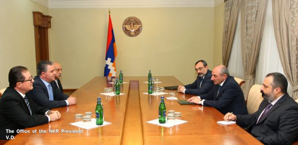 Bako Sahakyan discussed Azerbaijani-Karabagh conflict settlement with Hnchakyan Social-Democratic Party representatives