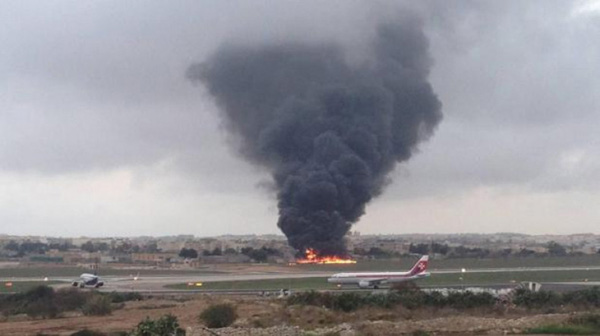 Plane crashes after take-off in Malta, killing all five on board
