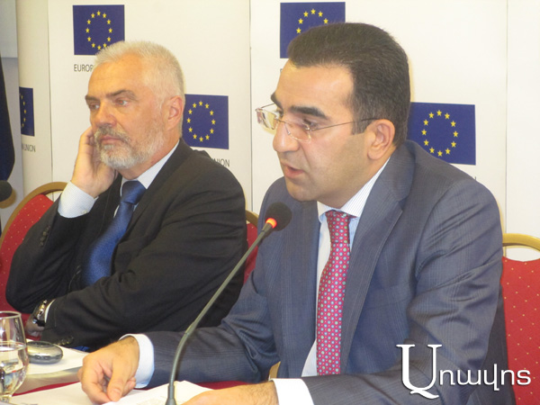 EU Ambassador and Armenian First Deputy Minister of Economic Development and Investments Launch EU4Business Week in Armenia
