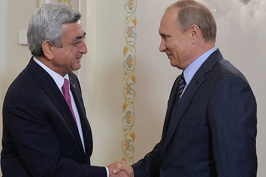 President Sargsyan congratulates Vladimir Putin on the occasion of his birth anniversary