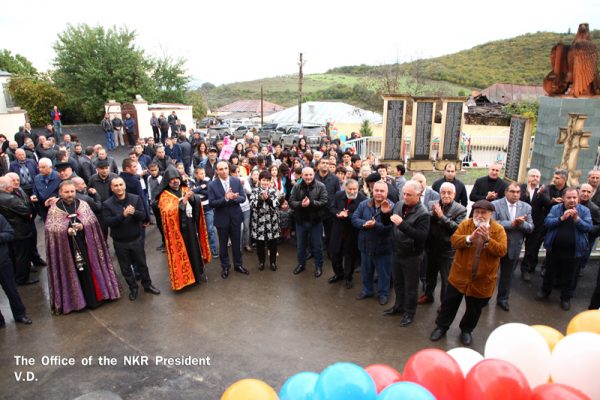 Bako Sahakyan visited newly built kindergarten in Martakert region