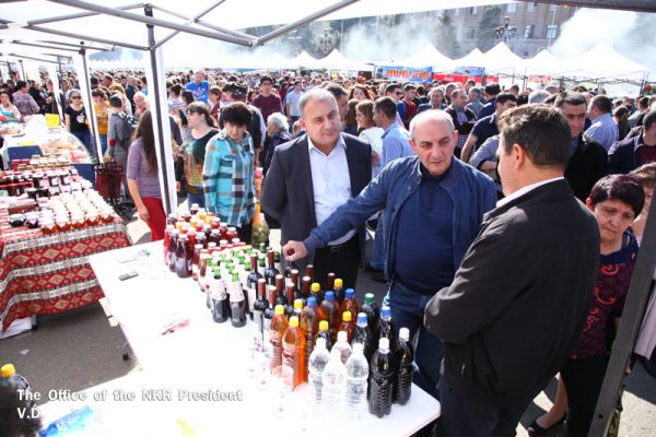 Trade fair organized in the Stepanakert city in connection with the Day of Agricultural Worker