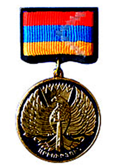 Sanasar Grigoryan was posthumously awarded with the “For Service in Battle” medal