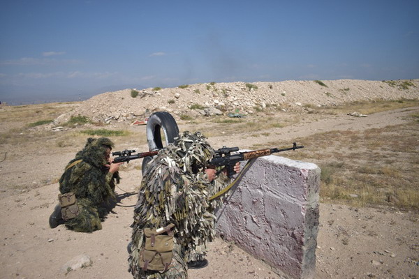 Over 2500 shots fired towards the Armenian positions during the weekend