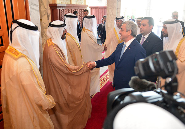 President Serzh Sargsyan met with the Vice President of the UAE, Prime Minister, Emir of Dubai Sheikh Mohammed bin Rashid Al Maktoum