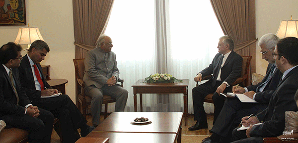 The meeting of Foreign Minister of Armenia with the Special envoy of the Government of India
