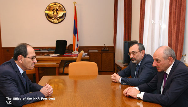 Bako Sahakyan received Shavarsh Kocharyan