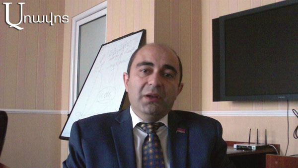 As presumed by Edmon Marukyan, the president will run for the post of prime minister