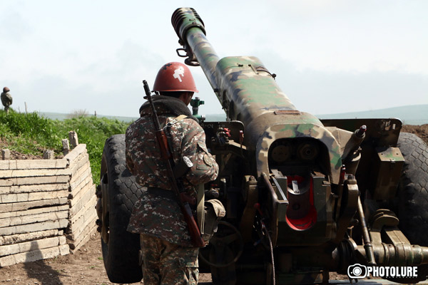 Azerbaijani forces apply anti-tank grenade launcher and mortar across the Line of Contact