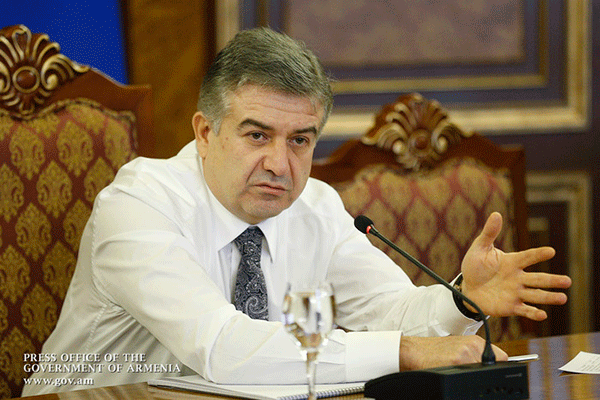 PM Karen Karapetyan sums up 100 days in office