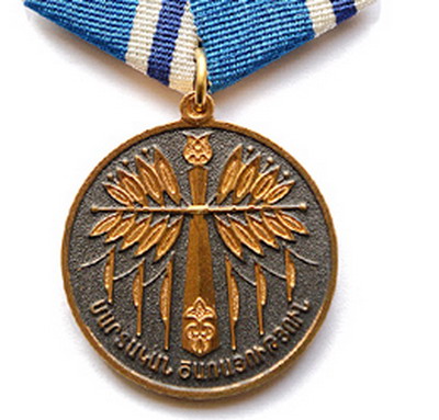Artsakh President posthumously awarded Narek Gasparyan with ‘For Service in Battle’ medal
