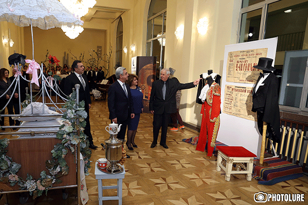 President attended the festive event dedicated to the 75th anniversary of the H. Paronian State Theater of Musical Comedy