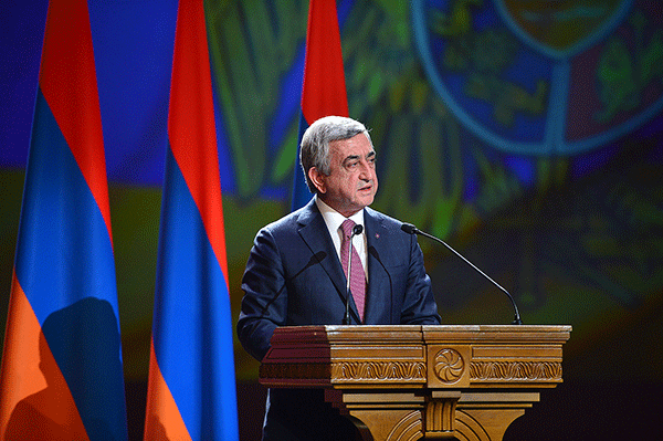 President attended an official gathering dedicated to the 20th anniversary of the introduction in Armenia of the self-governance system