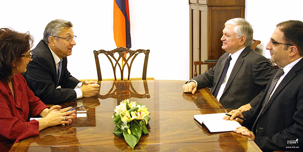 Edward Nalbandian received Co-Chair of the Armenian Assembly of America