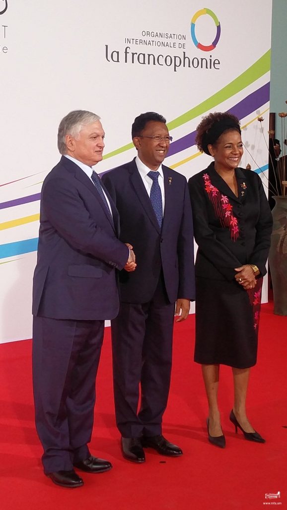 Foreign Minister of Armenia participated in the opening ceremony of La Francophonie summit