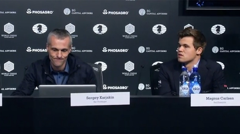 Magnus Carlsen loses to Russia’s Karjakin and walks out of press conference