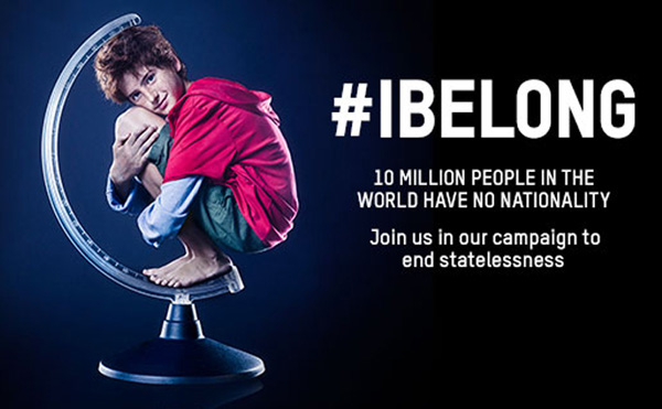 UNHCR commemorates 2 years of the #IBelong campaign  to eradicate global statelessness