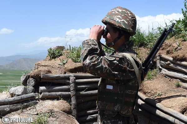 Azerbaijani forces fired around 3,300 shots toward the Armenian positions over the past week