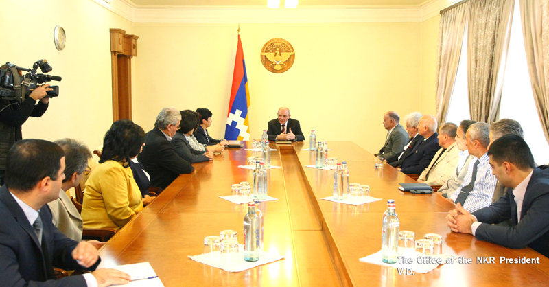 Bako Sahakyan met with representatives of the cultural sphere