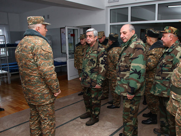 President Serzh Sargsyan started his working visit to the NKR