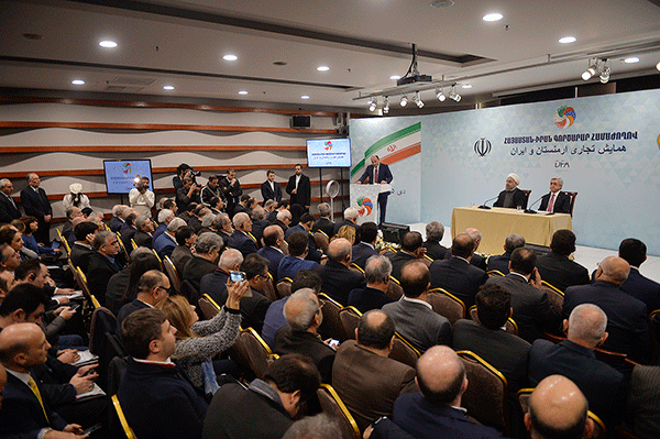 170 Armenian and Iranian businessmen gather in Yerevan to strengthen commercial ties