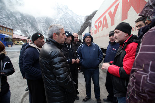 Truck drivers to be provided with the necessary assistance, Georgian authorities inform