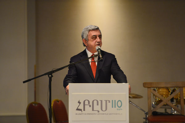 President Congratulated the AGBU on the Occasion of its 110th Anniversary