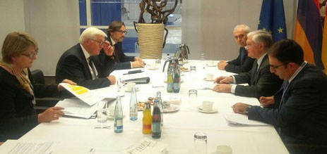 Meeting between Edward Nalbandian and Frank-Walter Steinmeier