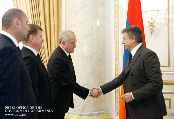 PM Receives Heads of EEU-Member States Customs Agencies