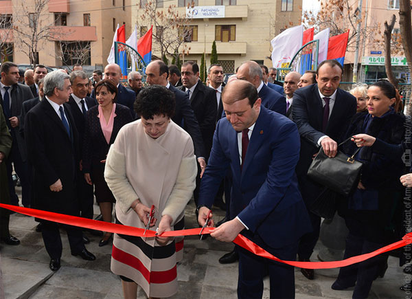 President attended the opening ceremonies for the newly renovated out-patient clinic and the newly constructed hotel in Tsakhkadzor