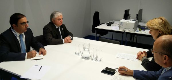 The meeting between Minister of Foreign Affairs of Armenia and OSCE Representative on Freedom of Media (Video)