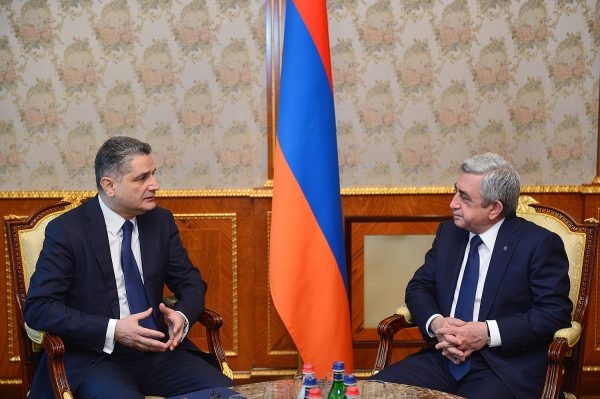 Serzh Sargsyan received the Chairman of the Board of the Eurasian Economic Area Tigran Sarkissian