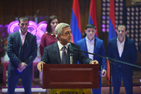 “I am also sure that Henri Mkhitarian’s yesterday goal filled with pride thousands of young people and children”. Serzh Sargsyan