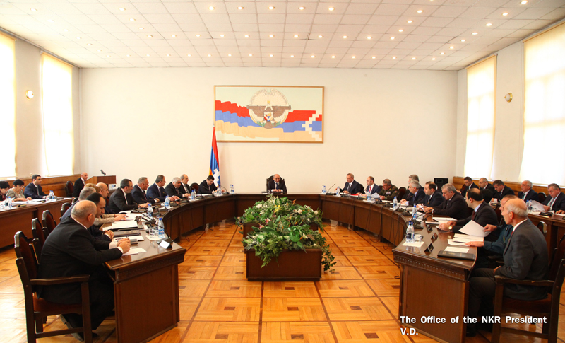 Artsakh President chaired Cabinet of Ministers’ first meeting