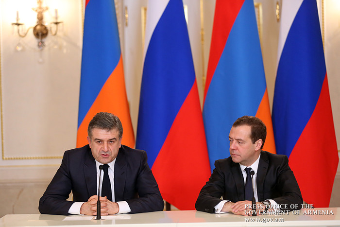 Armenian, Russian Prime Ministers issue statement for mass media representatives