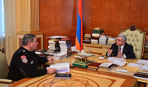 The head of Police reported to president on process of implementation of Police traffic system reforms