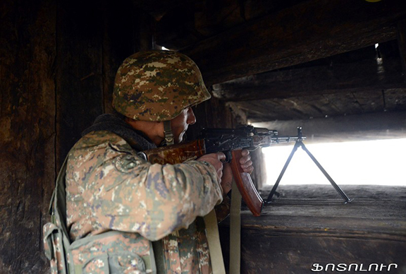 Azerbaijani forces fire more than 600 shots towards Armenian positions