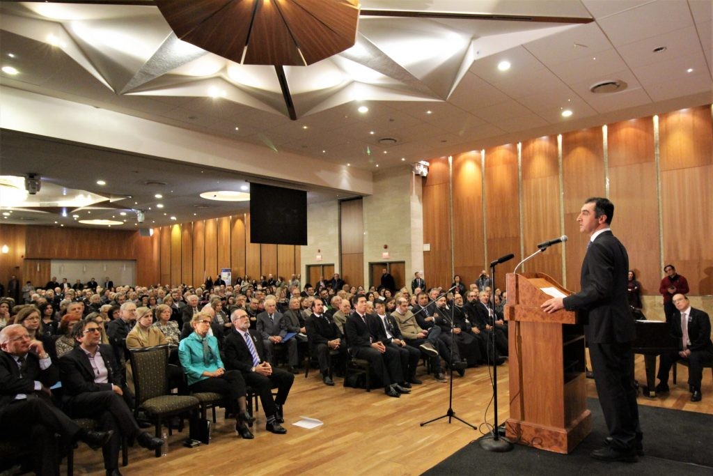 Cem Ozdemir Addresses Hundreds in Toronto Marking 10th Anniversary of Dink Assassination