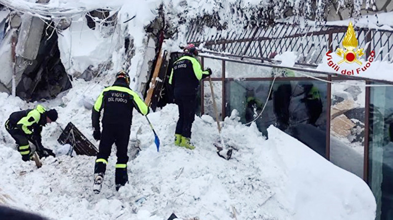 Italy avalanche death toll rises to 23