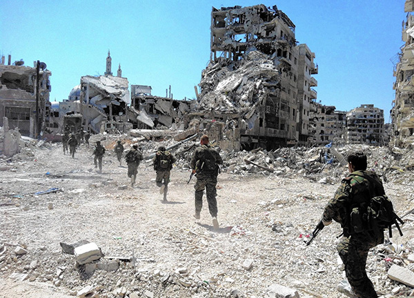 Syria war: Air strikes kill 25 jihadists in Idlib province, monitors say