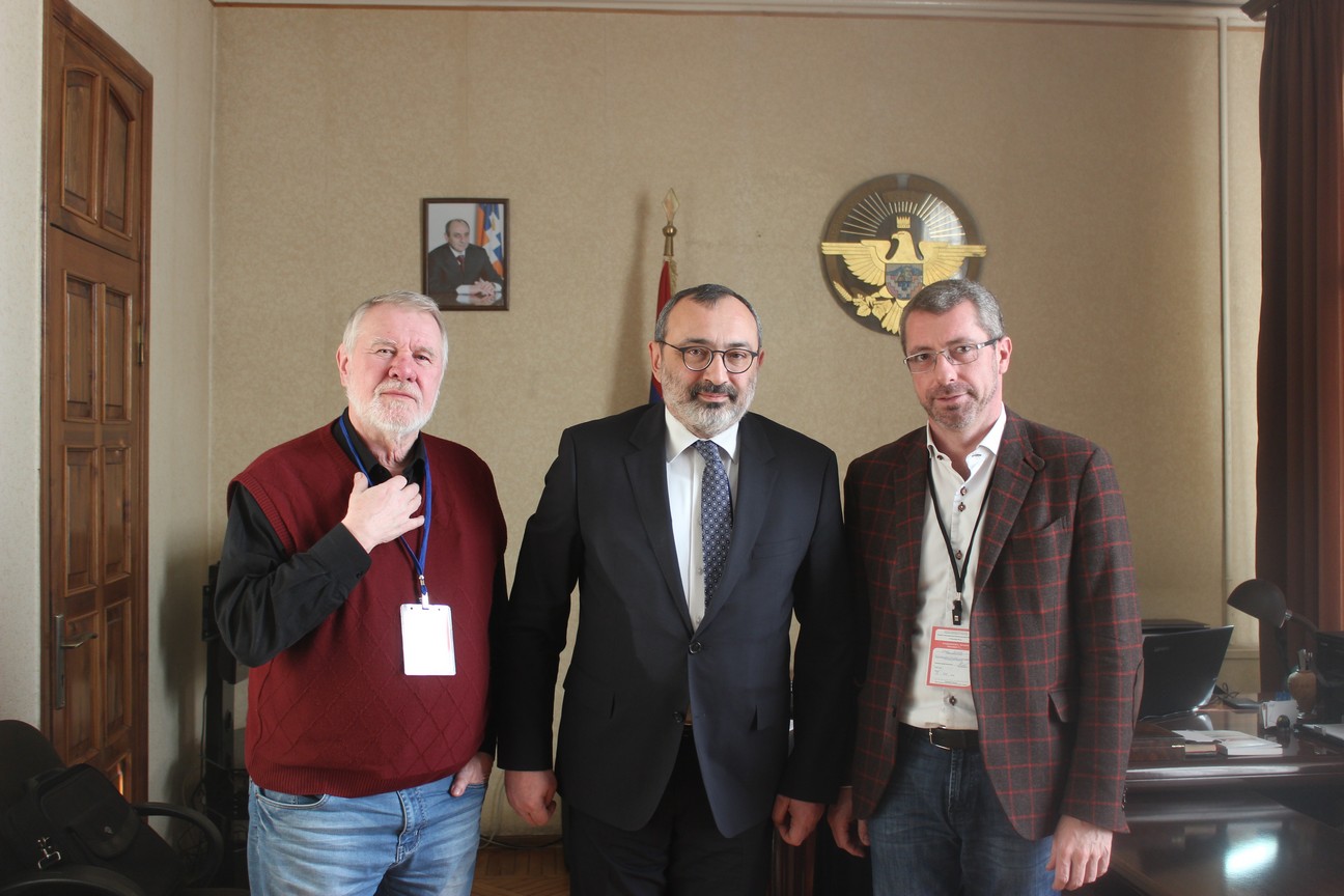 The NKR Foreign Minister received the deputies of the European Parliament
