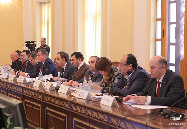 Deputy Foreign Minister Nazarian delivered a speech at the joint session of the Parliamentary Foreign Relations Committees of Armenia and Sweden