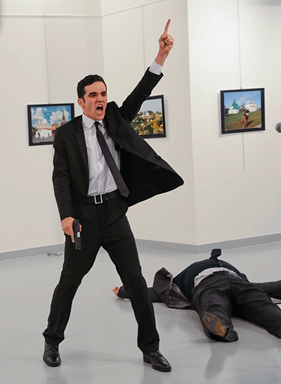 Picture of Russian ambassador’s assassination wins World Press Photo award