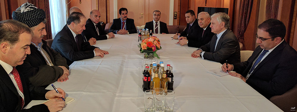 Edward Nalbandian met the President of the Iraqi Kurdistan