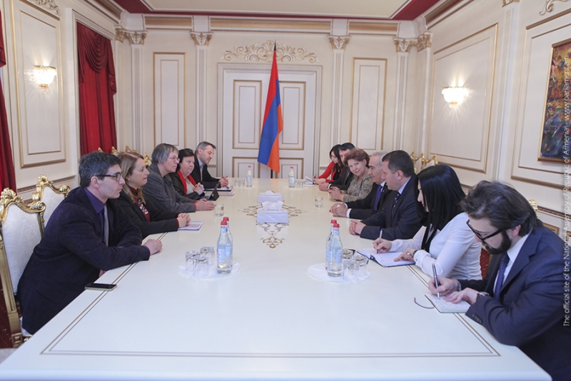 Galust Sahakyan receives members of delegation conducting observation mission of PACE