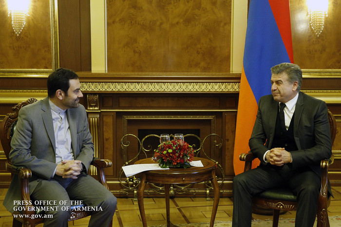 Prime Minister Receives IRI Ambassador to Armenia