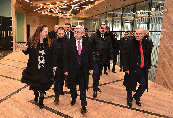 President Sargsyan visited Reebok sport club