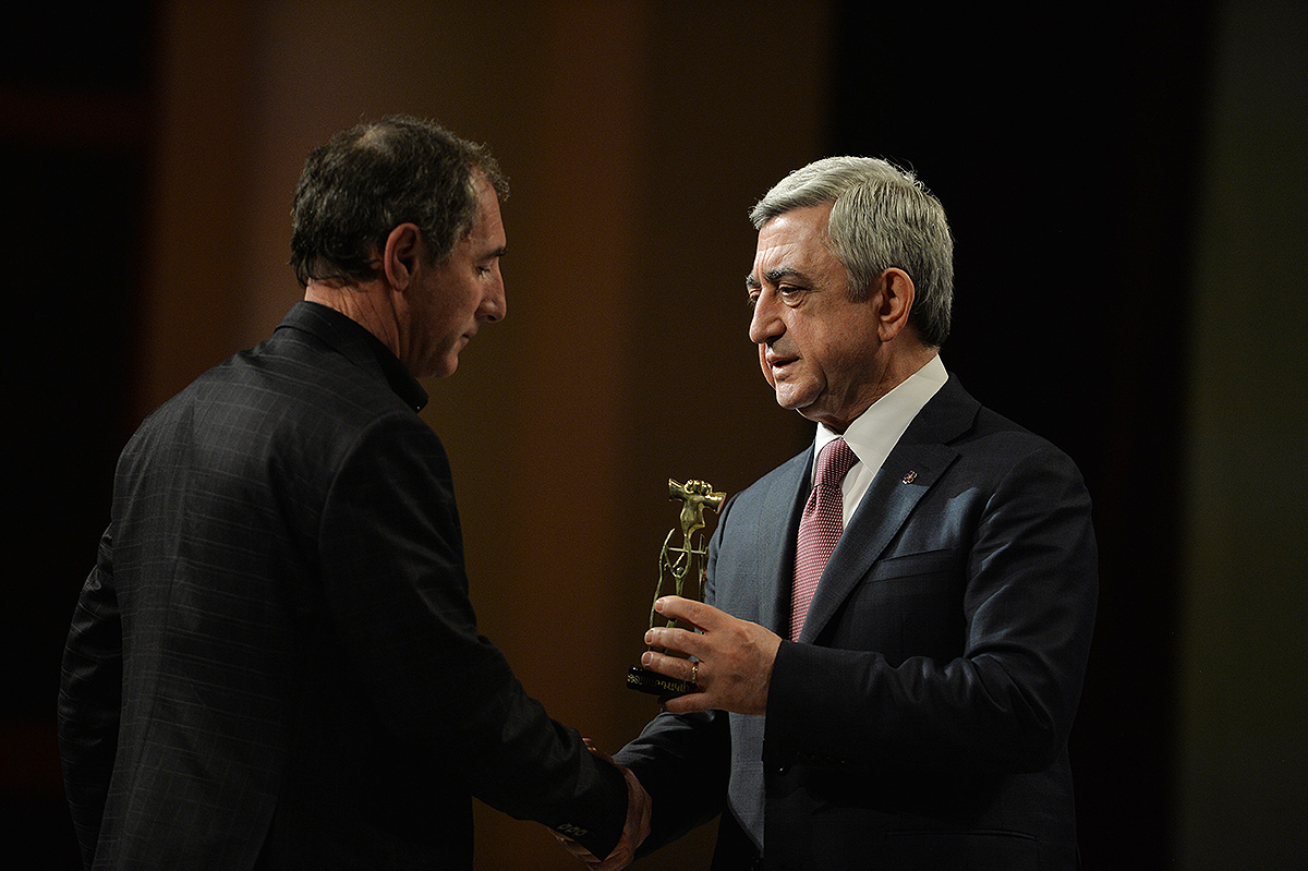 President Sargsyan present Haykian award ceremony
